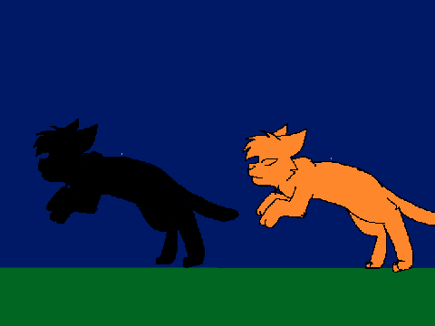 Firepaw and Ravenpaw
