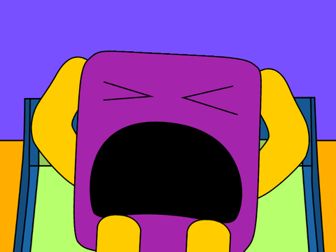 Bikit bestors screams to the top of his lungs