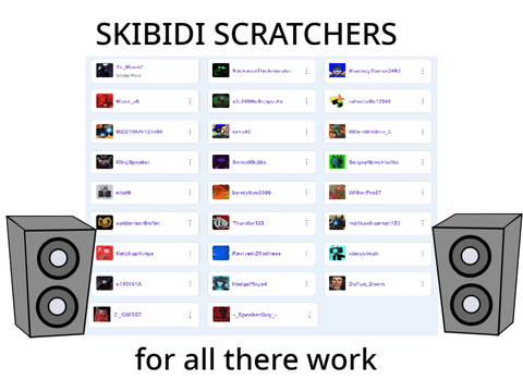 every SKIBIDI  SCRTCHER