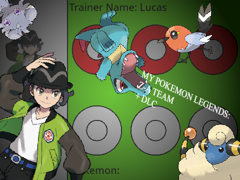 My Pokemon Legends: Z-A Team (DLC/UPDATED)