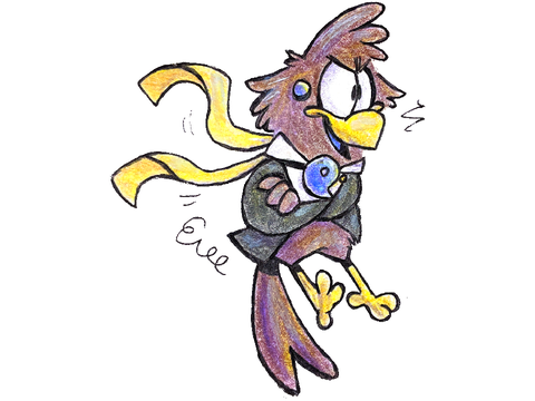 Ace Attorney Characters as Birds!