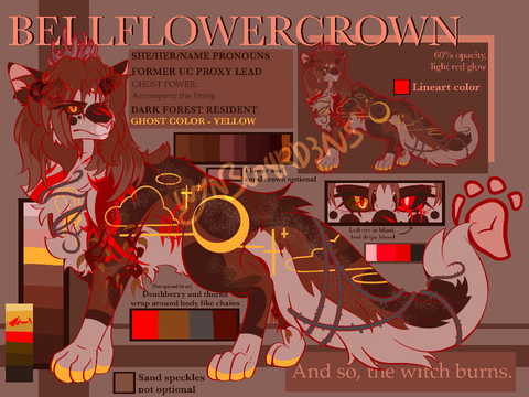 REF | WITCHCRAFT AND SPELLS - Bellflowercrown DF reference