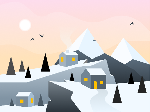 Frozen Sunset