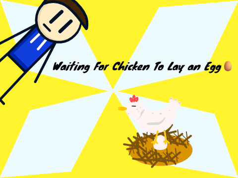 POV: Waiting for chicken to lay an egg #animations #all