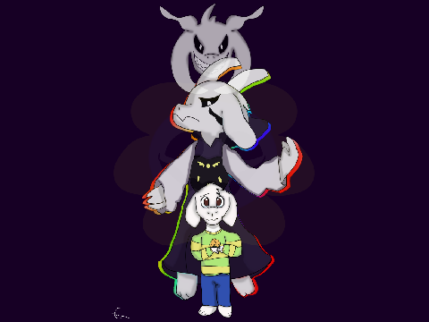 Undertale Asriel Art remix