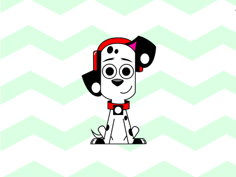 DJ Dalmatian vector