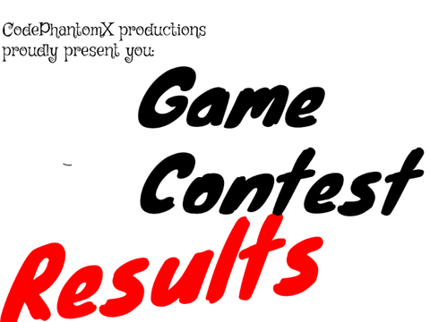 Game Contest 2025 Results