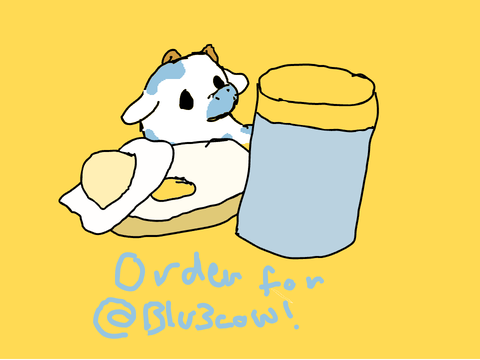 @Blu3cow's order for Capybara Cafe!