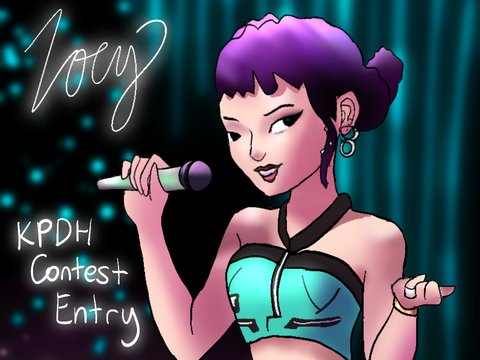 KPDH Art Contest Entry - Zoey! + Process