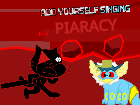 Add yourself/your oc singing Piracy (0) remix