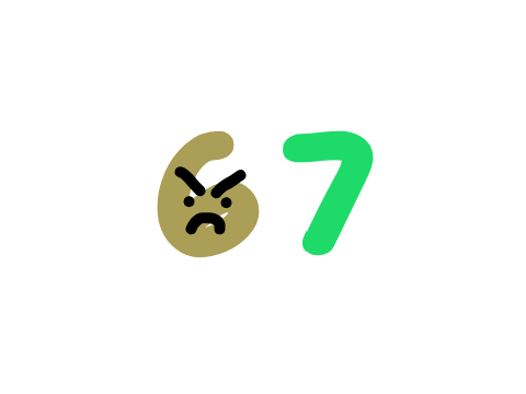 Why was 6 afraid of 7?