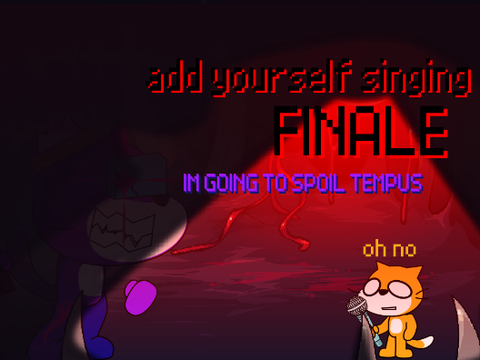 Add yourself singing FINALE (1)