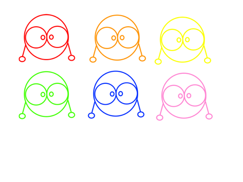 The Colorballs Characters to use