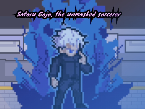 Satoru Gojo, the unmasked sorcerer