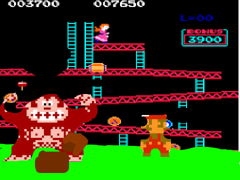 Jumpman vs Donkey Kong Boss Battle