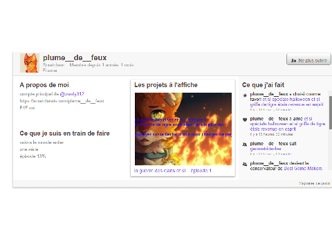 Je suis de retour!!!
