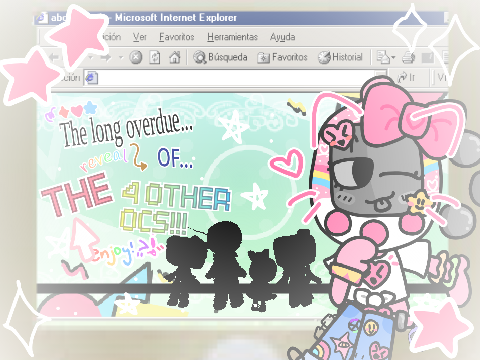 the long overdue R E V E A L of... THE 4 OTHER OCS!!! (FIXED) enjoy! (ﾉ>ω<)ﾉ :,｡･:*:･ﾟ’☆