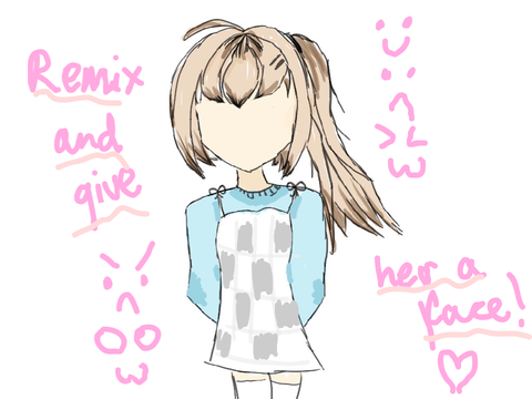 ! Remix and give her a face/expression :3 