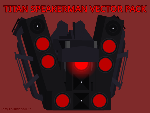 Titan Speakerman Vector Pack