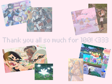 THANK YOU ALL FOR 100 FOLLOWERS!!! <33333