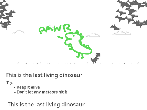 The Last Living Dino let it cook