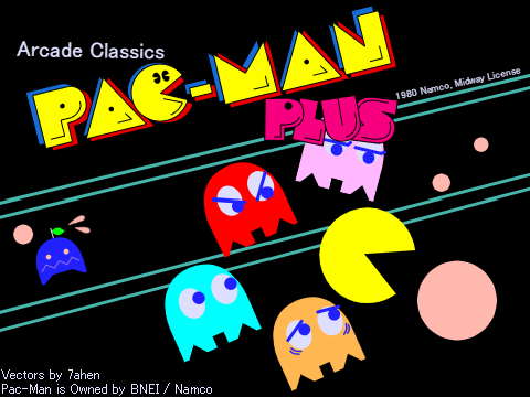 (EARLY DEMO) Arcade - Pac-Man Plus (Namco, Midway License) 1980