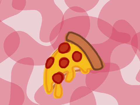 PIZZA FOR MY BIGBACK BESTIE ^^