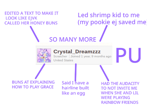 EVEN MORE EXPOSING @CRYSTAL_DREAMZZZ (joke)