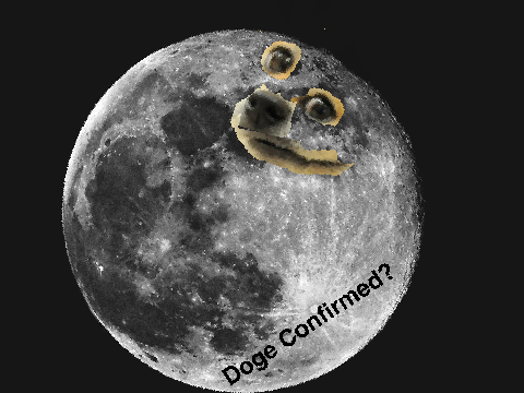 Doge in the moon?