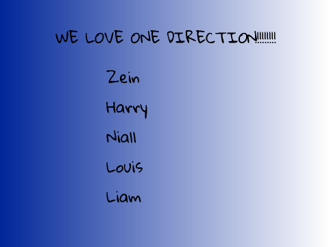 ONE  DIRECTION