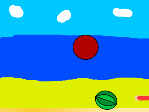 Watermelon pong