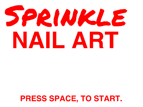 Sprinkle Nail Art.