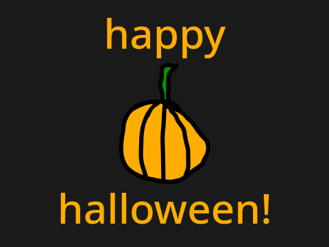 happy halloween!