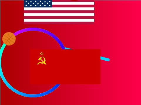 flags with basketball