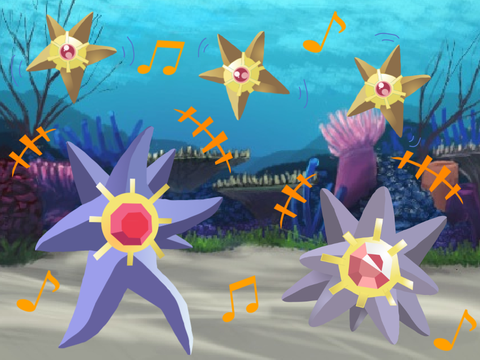 【ポケイラスト第二弾】ヒトデ♫
