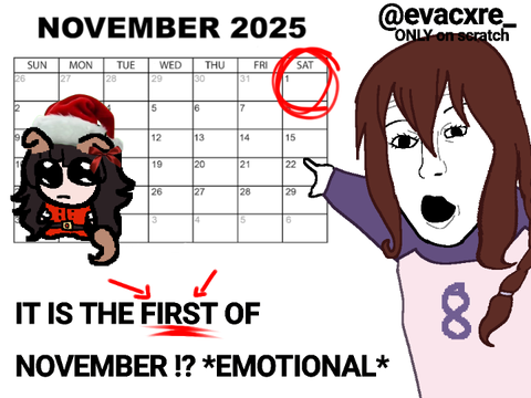 ☆┊ pov its the 1st of november 