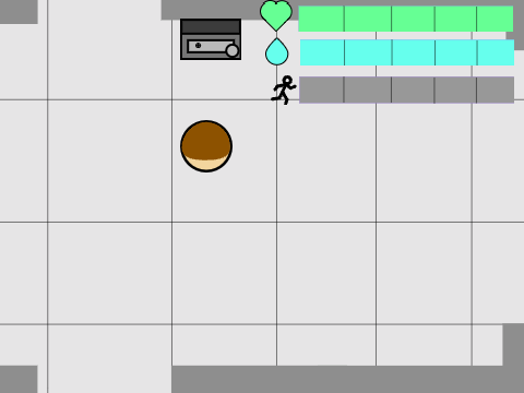 game - NPC's - health, thirst, and sprint