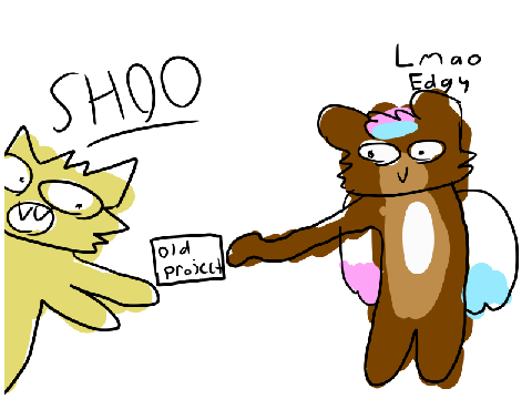 WEN UR FREND LUKS @ UR OLD ART
