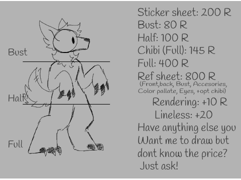 Commissions (UPDATE) 