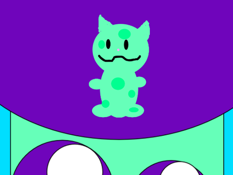 Teelkatt on Cuteness Island