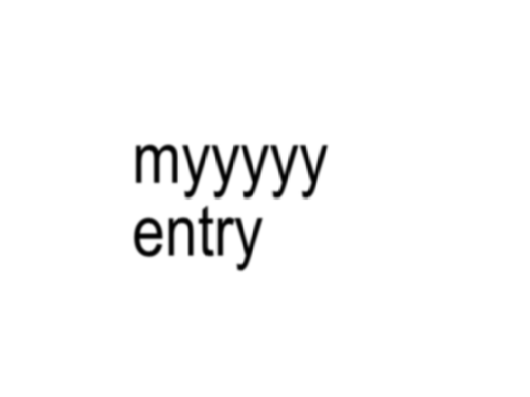 myyyyy entry