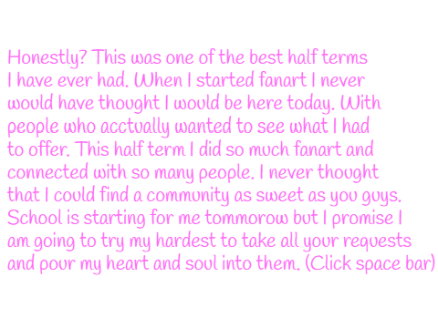I'm proud of you/ Thank you <3