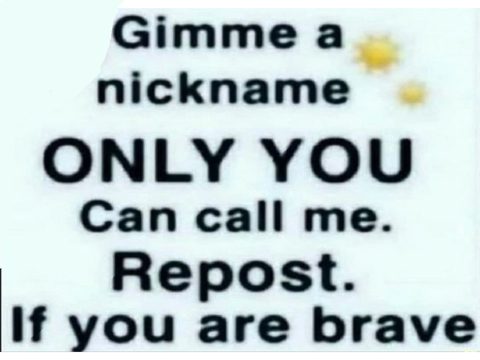 Gimme a nickname i- i guess remix remix