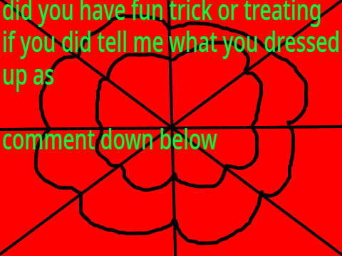 have fun trick or treating!