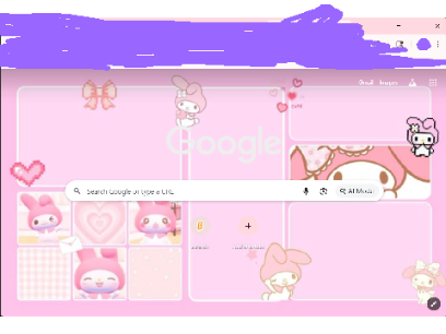 My super cool background and i have a hello kitty cursor  but it won't show-