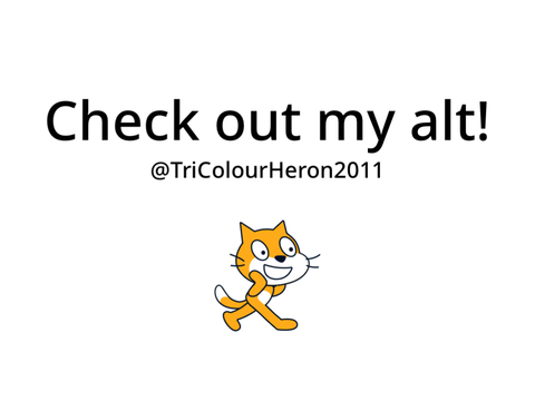 I have an Alt!!! @TriColourHeron2011