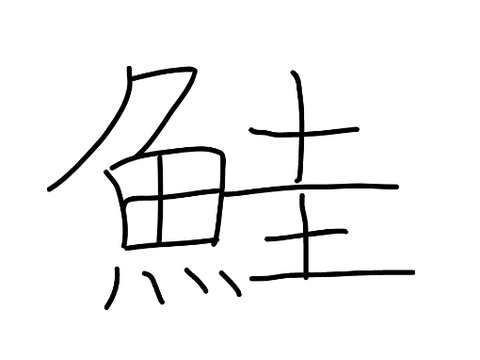 漢字クイズを手書きでやってみた　Level,1