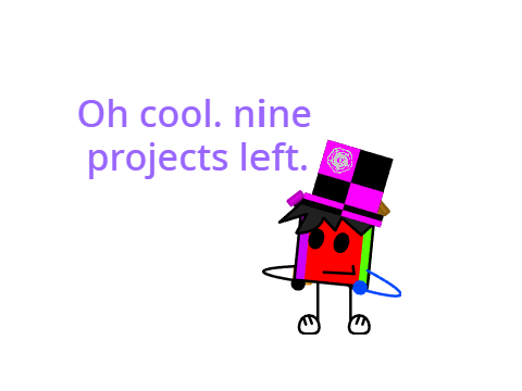 9 projects left.
