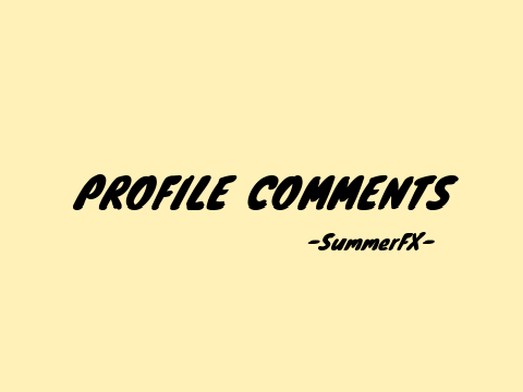 Profile Comments