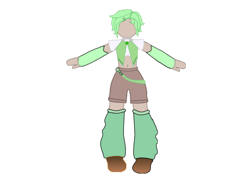 Oc "Kiwi" new outfit